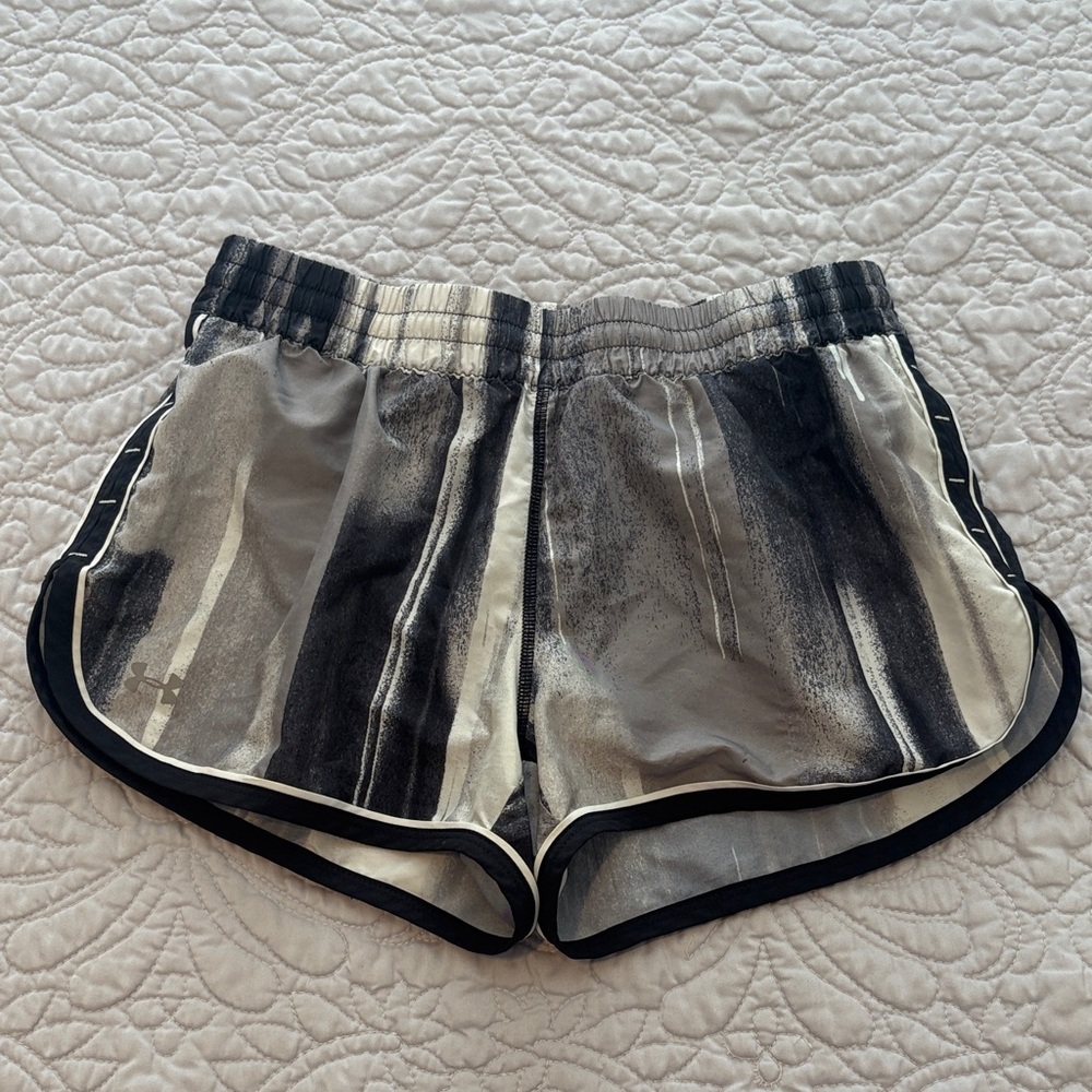 Under Armour Black and Gray Athletic Shorts